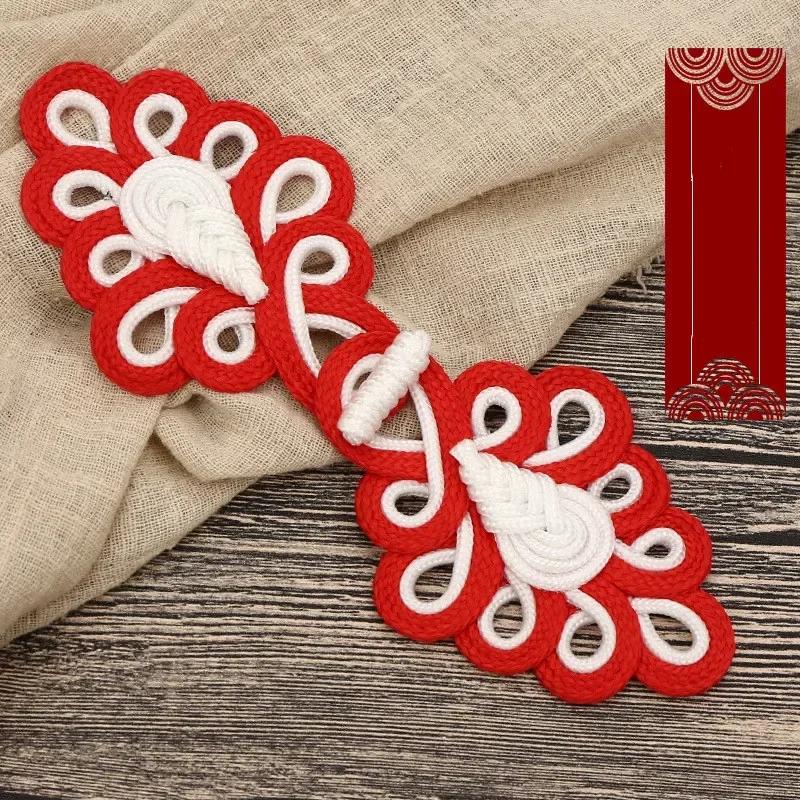 1 Pair Handmade Chinese Frog Closure Buttons Knot Cheongsam Traditional Handcraft Accessories