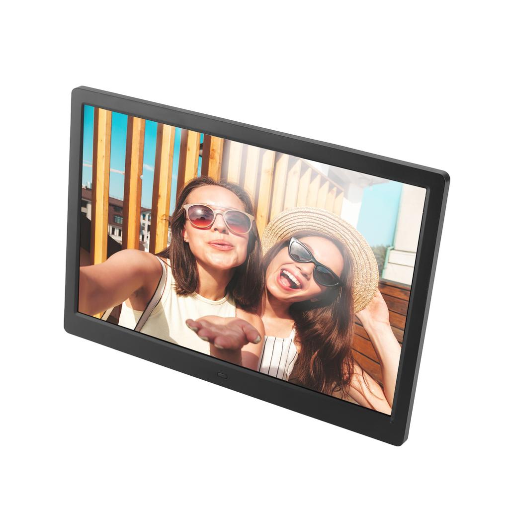 15.4 Inch 1280 * 800 Resolution LED Digital Picture Photo Frame Photo Album 1080P HD Video Playing with Remote Control