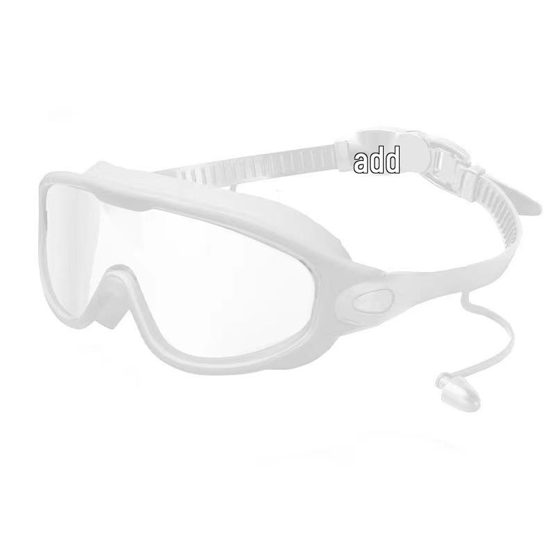 High-Definition, Anti-Fog, Waterproof Swimming Goggles with Earplugs for Adults