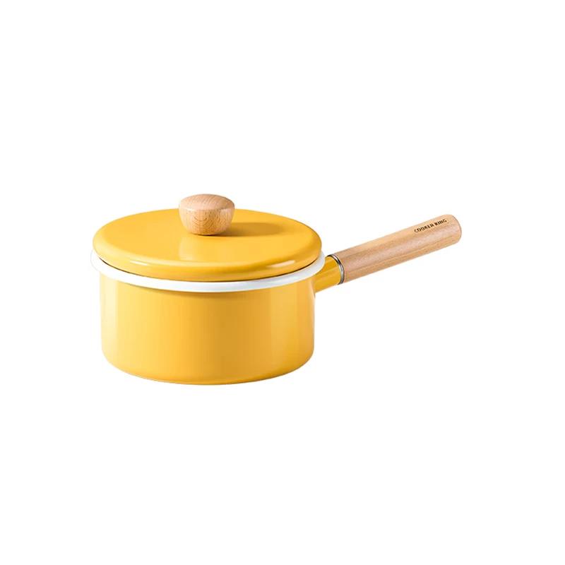 Cooker King Japanese Style Enamel Milk Pot