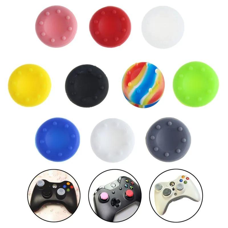 2pcs for PS3 PS4 XBOX 360 Rubber Silicone Cap Analog Controller Silicone Cap Cover Thumb Stick Grip Joystick Caps Accessory
