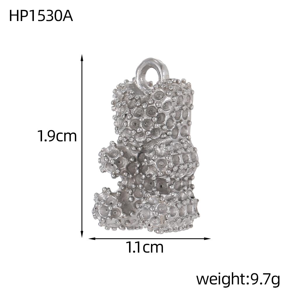 CARLIDANA Hot Sale Stainless Steel Charm Flower Moon Star Hamsa Evil Eye Necklace Inset Stone Pendants Women's DIY Jewelry