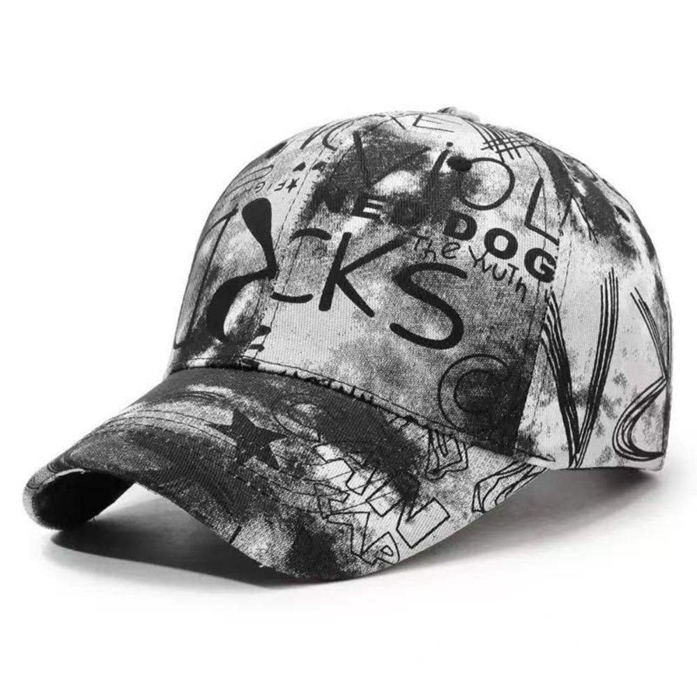 

Adjustable Visor Peaked Cap Cotton Streetwear Cap Trendy Brand Baseball Hats For Man Women Unisex чёрный
