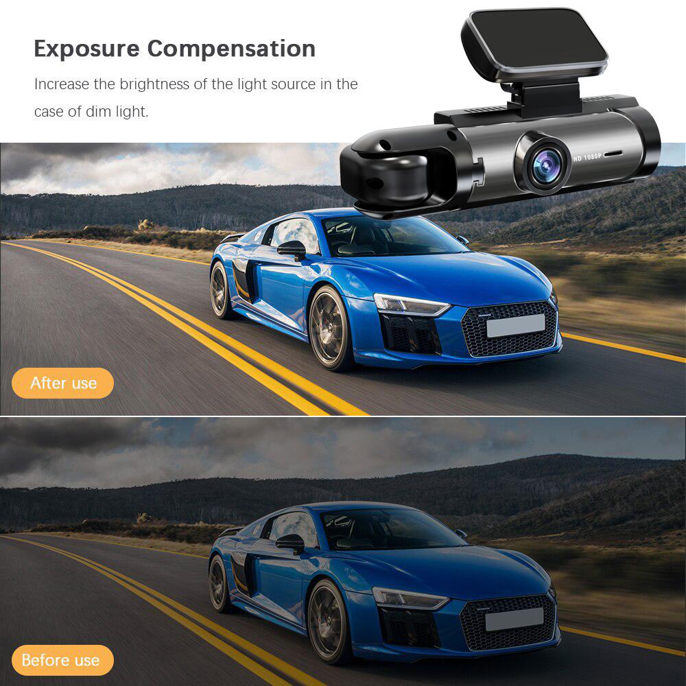 Dual Lens Dash Cam Car DVR FHD 1920*1080P Dash Camera Cabin Dashcam Vehicle Video Drive Recorder Interior Mini Dvrs Black Box