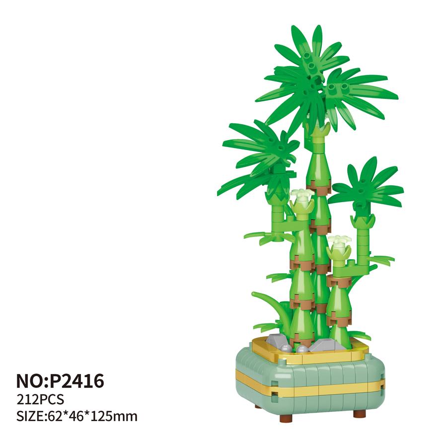 

Miniature Plant Pot Plants Building Blocks Kids Toys Flowers Bricks DIY Orchid Plum Blossoms Bamboo Bonsai For Home Decor No box