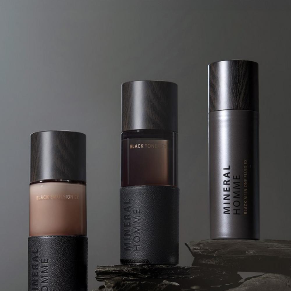 The Saem Mineral Homme Black All In One Fluid EX 100ml