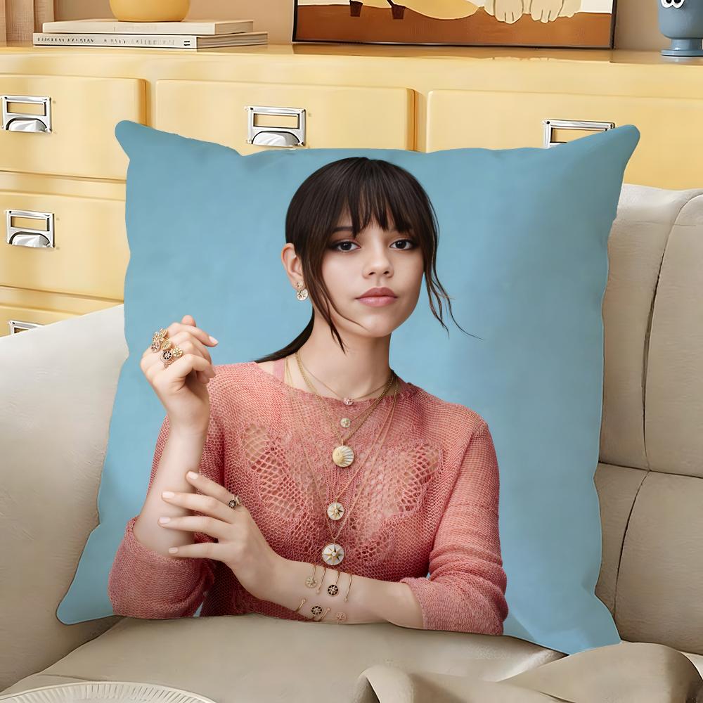 

Jenna OOrtega Cushion Cover Soft Durable Reversible Pillow Cover Home Car MultiScene Daily Comfort Pillowcase 30X30cm