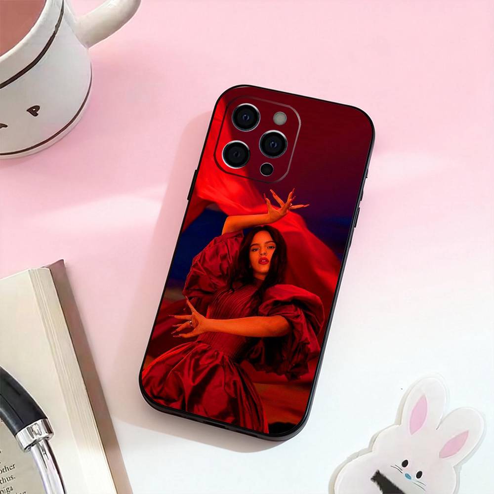 

Singer Rosalia Phone Case For iPhone 17,16,15,14,13,12,11 Plus,Pro,Max,XS Silicone Soft Cover iPhone13