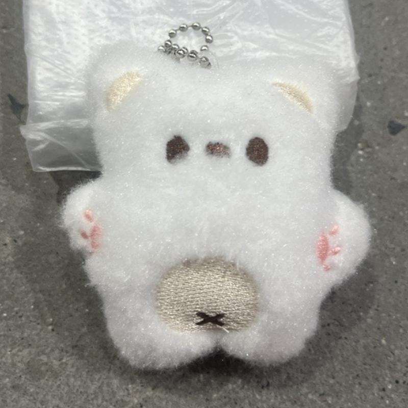 

Брелок-подвеска в виде мультяшного медведя, милая плюшевая кукла, игрушка кавайная, пушистая, мягкая, набитая, сумка-брелок, подвески, украшения для женщин и девочек