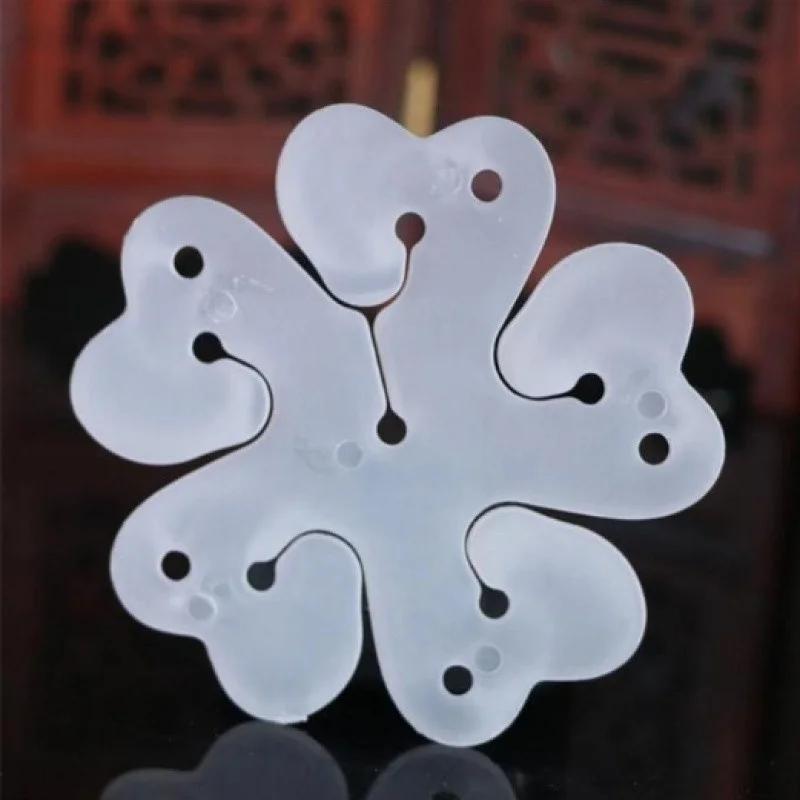 

10 шт./лот Пятидырочный в форме цветка сливы 5 в 1 Зажим для моделирования воздушных шаров для украшения вечеринок Оптовая продажа зажимов для шаров-цветков Other