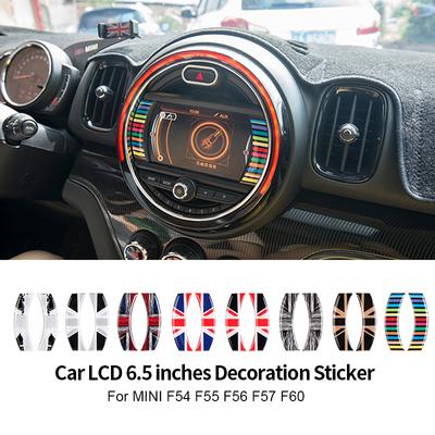 Car LCD 6.5 Inches Decoration Sticker Interior Styling Accessories For MINI One Cooper Clubman F54 F55 F56 F57 F60