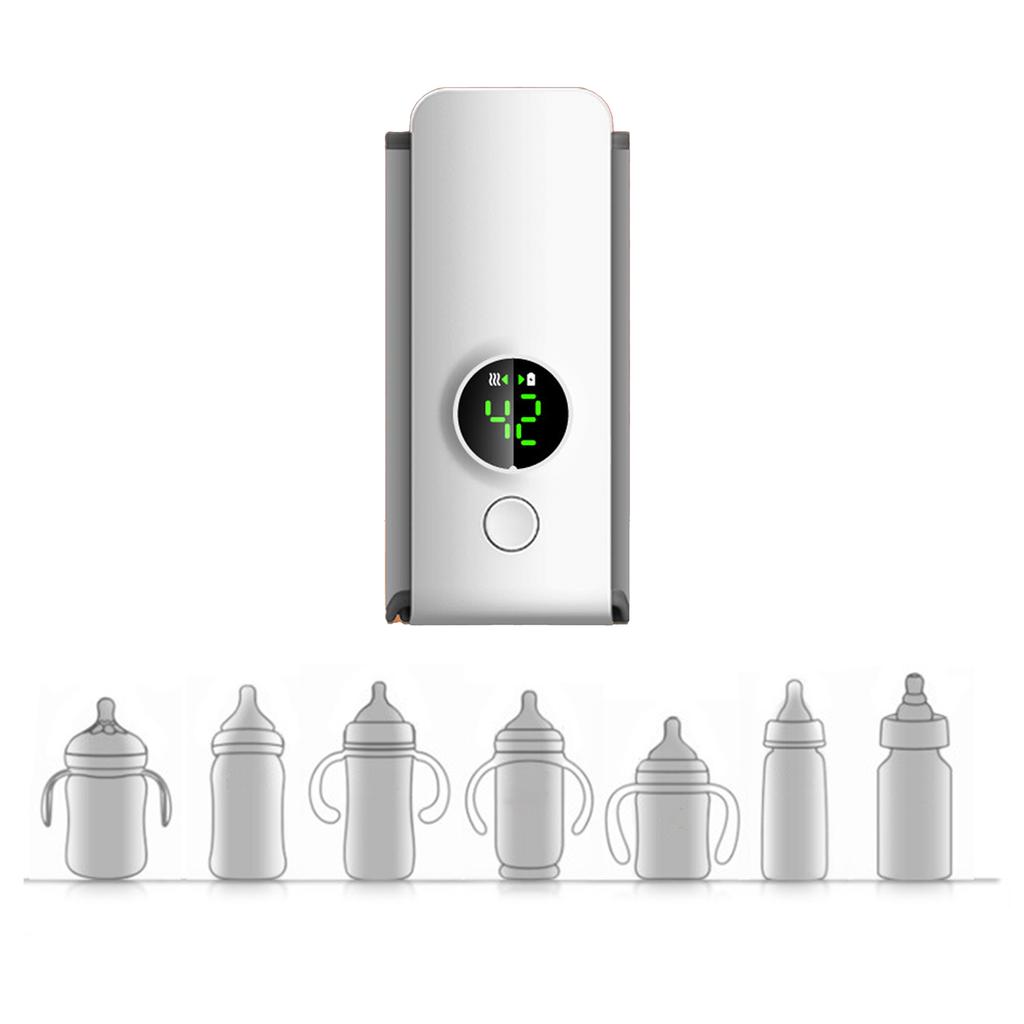 Încălzitor Compact Wireless pentru Lapte de Biberon pentru Bebeluși Design Ușor de Transportat Încălzitor Convenabil pentru Biberon pentru Călătorii și Activități în Aer Liber