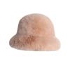 Imitation Fur Mink Fisherman Hat Women's Autumn and Winter Plush Hat High End Large Head Circumference Warm Ear Protection Mongolian Basin Hat