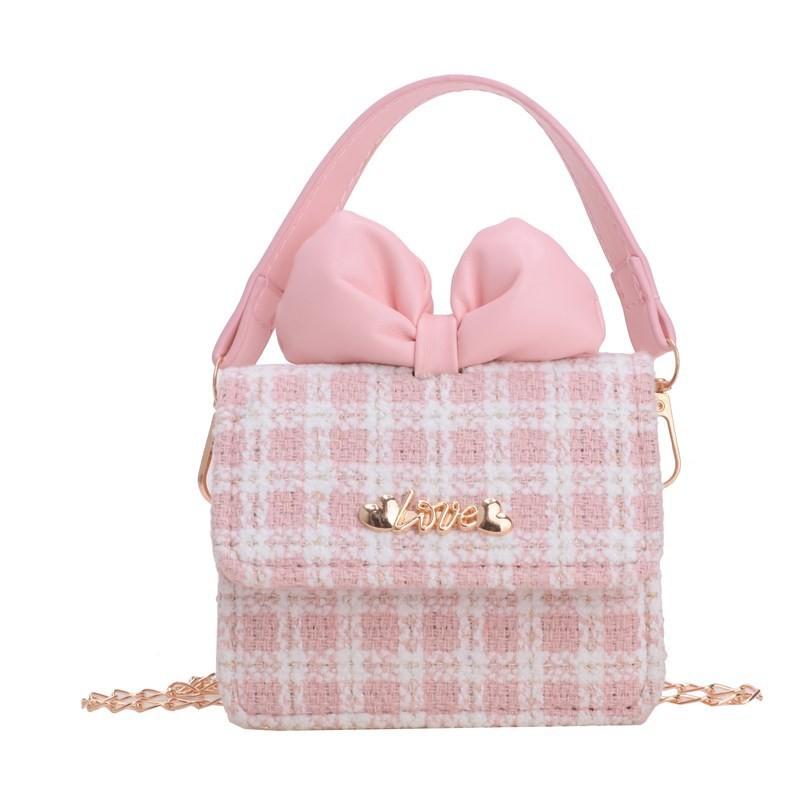 Butterfly Girl Mini Crossbody Bag With Breathable Cotton Linen For Toddlers And Kids