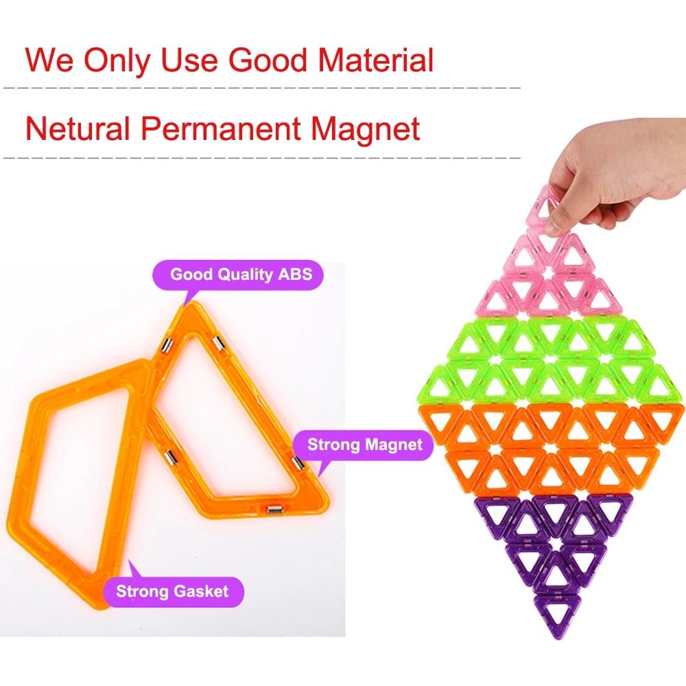 110-184pcs Mini Size Magnetic Constructor Designer Set Magnetic Building Blocks Magnet Bircks Educational Toys For Children Gift