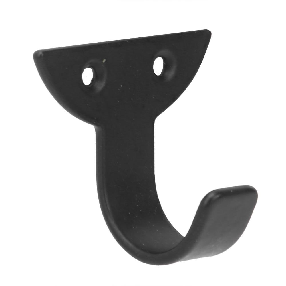 10Set with Screws Hooks for Hanging Black Coat Hooks Hanging Wall Hooks  Entrance