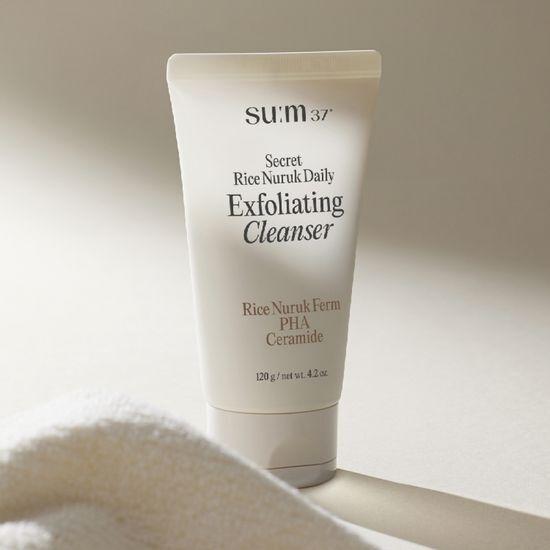 SUM37 Secret Rice Nuruk Peeling To Foam Cleanser 120g Single/Special Offer