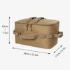 Outdoor Cookware Storage Bag Large Capacity Scratch Resistant Durable Fabric for Camping Hiking Travel Gear Organization