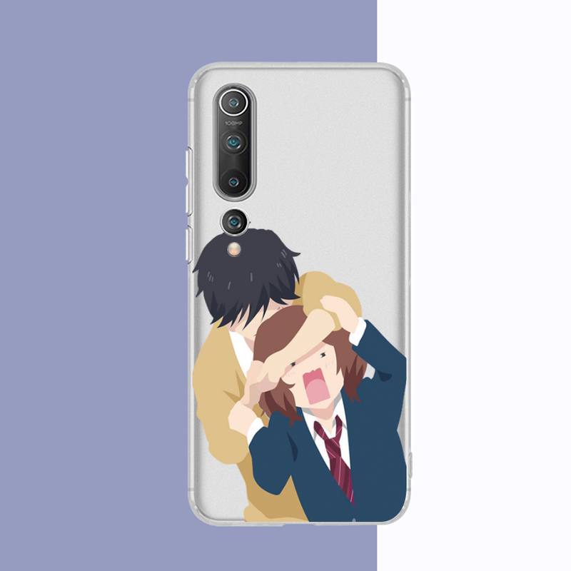 Ao Haru Ride Love Lovely Anime Phone Case for Samsung S20 S10 Lite S21 Plus for Redmi Note8 9pro for Huawei P20 Clear Case