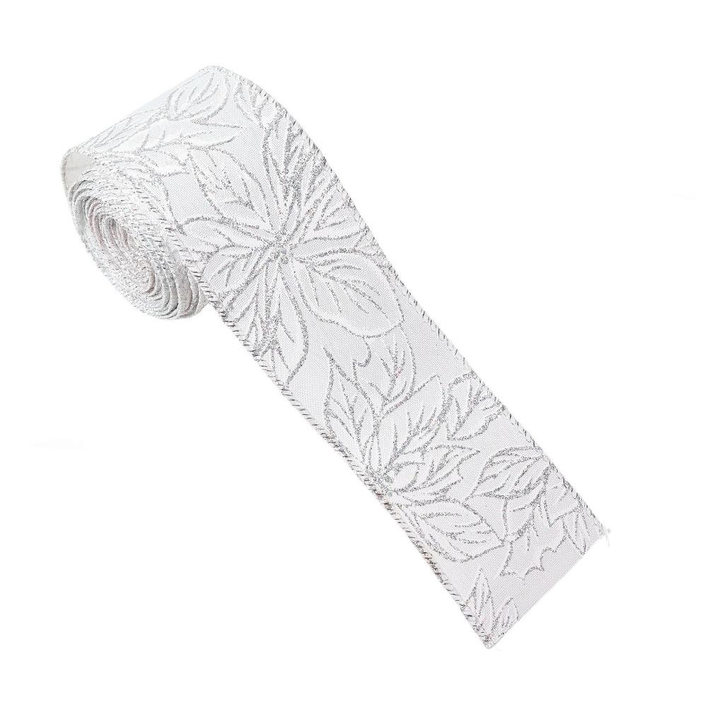 Decorative Christmas Wrapping Ribbon Fabric Trim Bow Decorative Webbing Hair Bows