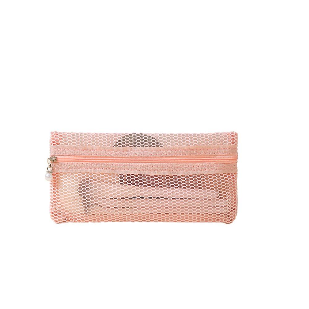 

Drawstring Nylon Cosmetic Bag Gauze Toiletry Bag Simple Travel Storage Bag Travel Style 3