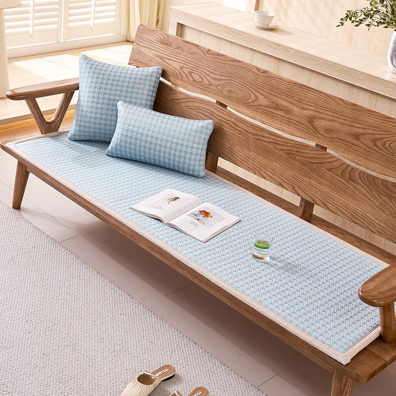 Cool Doudou Sofa Mat Seat Cushion Cold Sofa Cushion Summer New  Non-Slip Sofa Cover Backrest Cover Towel