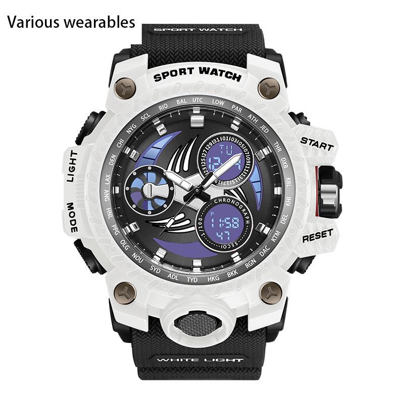 New Youth Electronic Watch Luminous Waterproof Fashion Wind Shockproof Alarm Clock Men's Watch