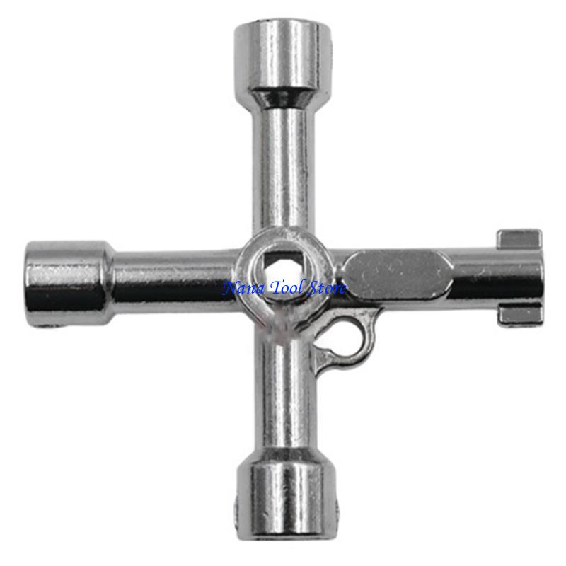 31GJ 4 Way Wrench Multi-Functional for Plumbers Cabinet