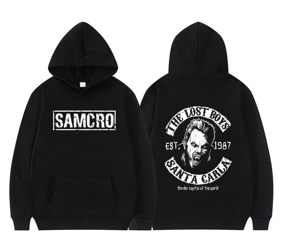 Hooodies Sons of Anarchy SAMCRO Print Men Women Unisex Hoodi