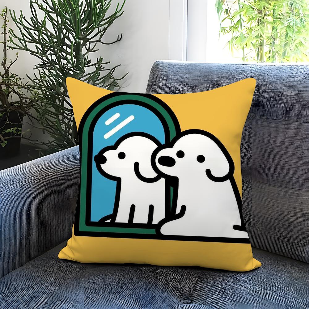 1PC MatsuiS Cushion Cover Comfortable Reversible Pillow Cover Ideal for Car Sofa Bedroom & Beyond