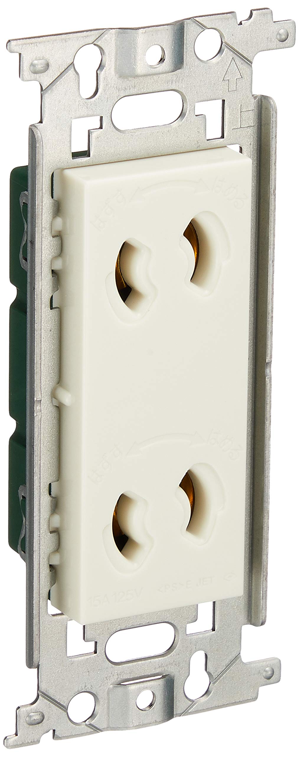 

Panasonic Embedded Retainer Double Outlet WN1062