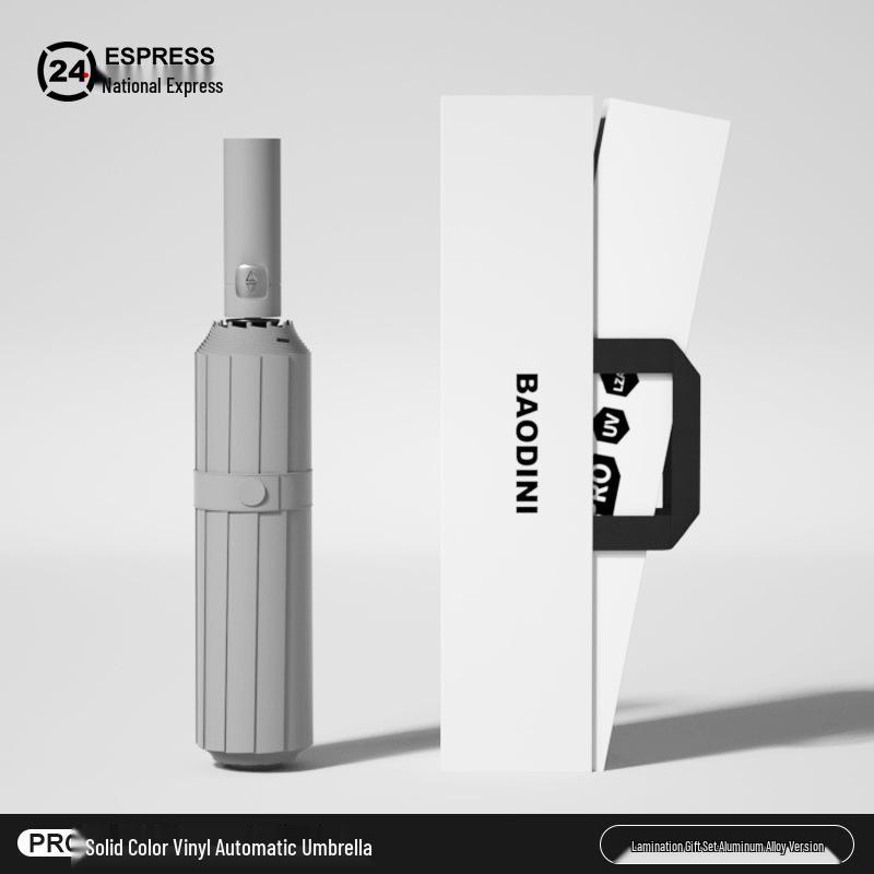 Reinforced Windproof Black Glue Sunscreen Umbrella for Students, Men & Women