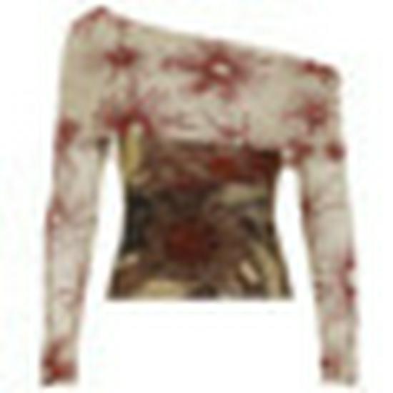 

Мини-юбка с заниженной талией и кружевом в стиле Wasteland в стиле пэчворк Small