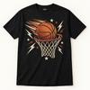Retro Basketball Graphic T-Shirt, Unisex Sports Fan Tee, Size S - 5XL