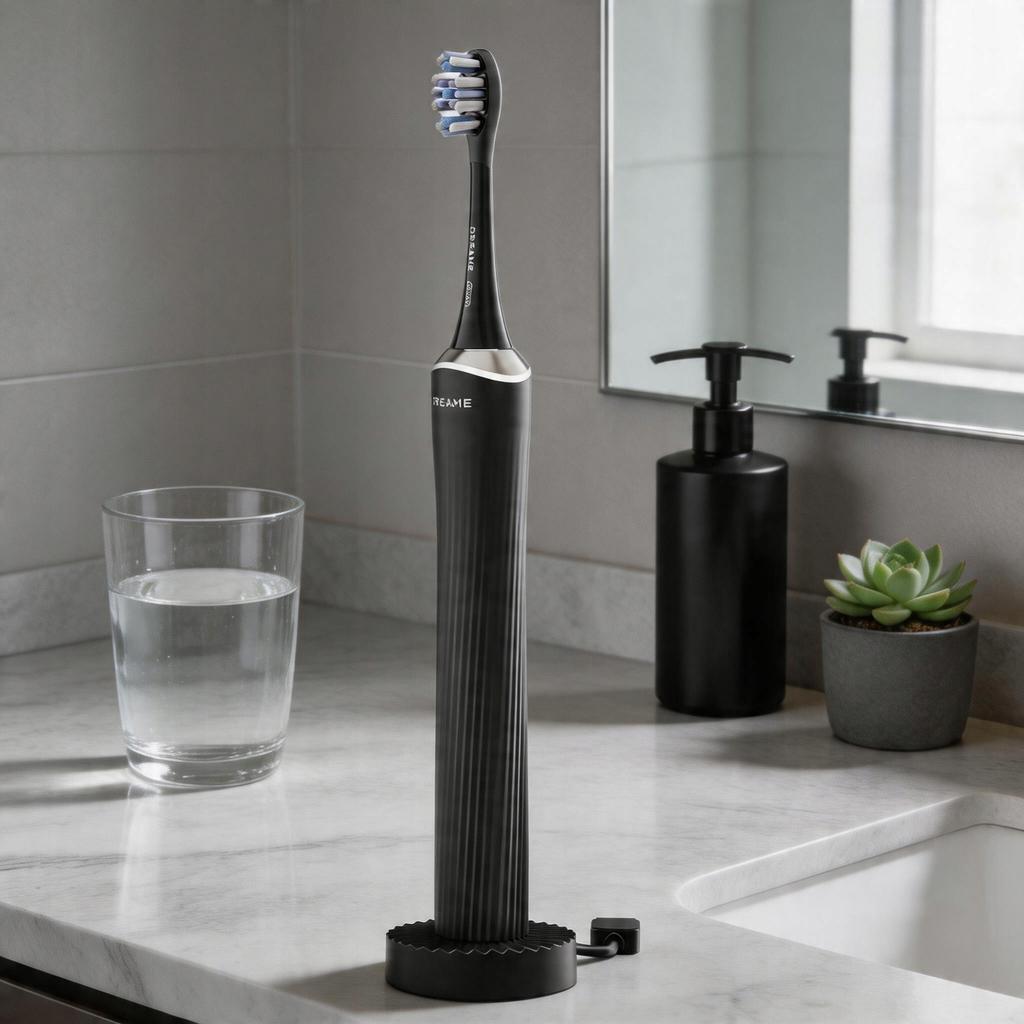 Dreame Nb01 Electric Sonic Toothbrush with Pressure Sensor and LED Light, 6 Heads