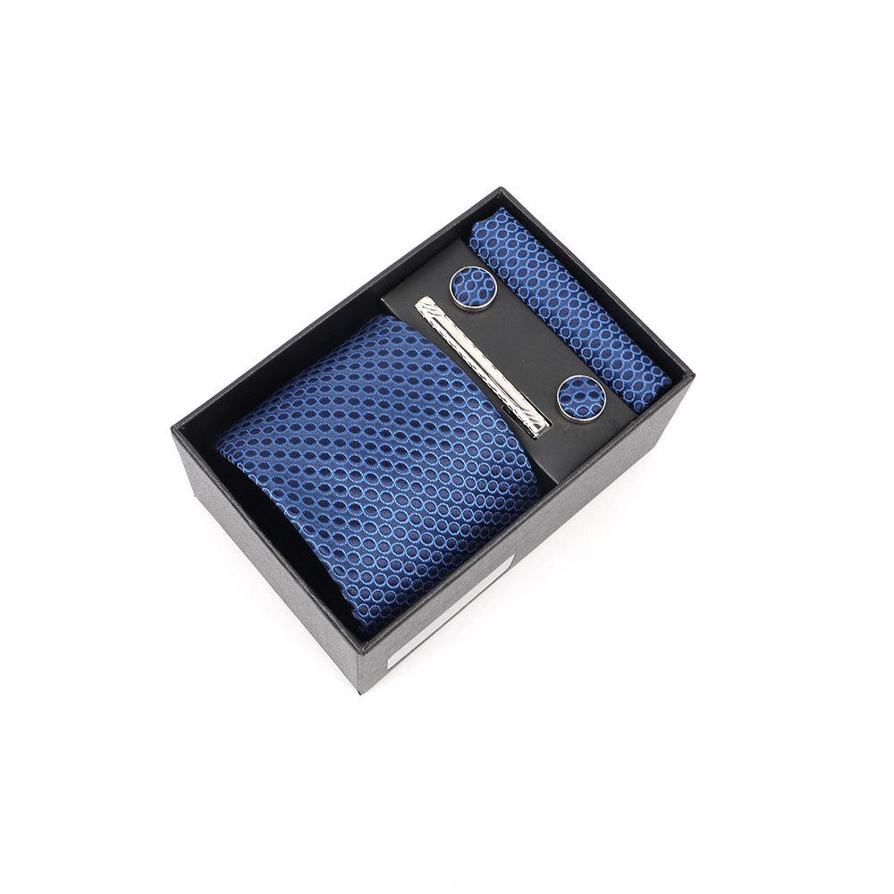 Luxury Men's Tie Gift Box with High-End Jacquard Embroidery