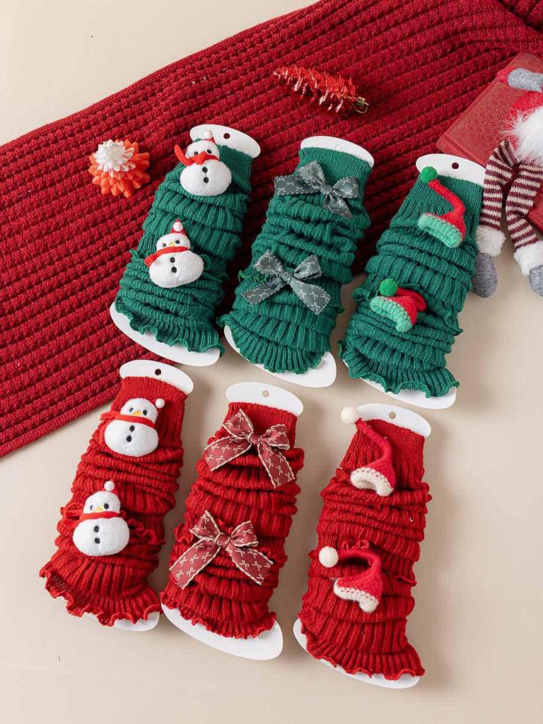 Children's Christmas Leg Warmers: 2025 New Styles for Little Girls