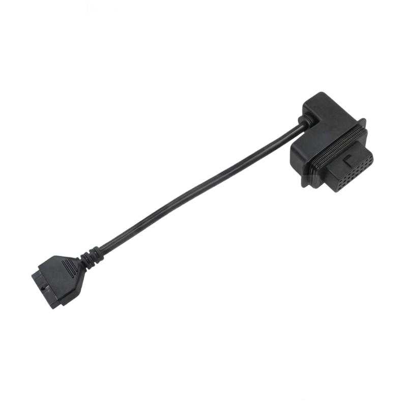 OBD24P Female To 16P Male Adapter Cable Link Wire For Automotive Diagnostic Tools With Stable Signal Transmission