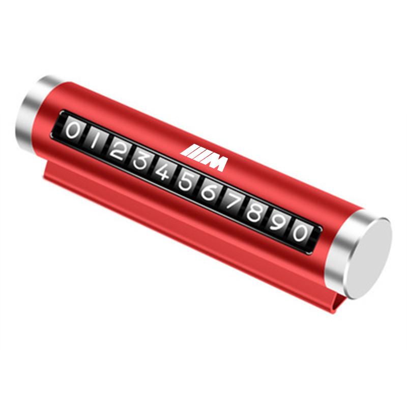 Card Parcare Temporară Auto Metalic Număr de Telefon Placă Parcare Pentru BMW F12 F13 G11 G12 G08 E89 E86 F26 F16 F40 G30 F10 F20 F46 G14 G07