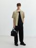 Deonseuteupomaen Open Collared Out-Pocket Shirt Soft Khaki_M_Udsh4B322K1