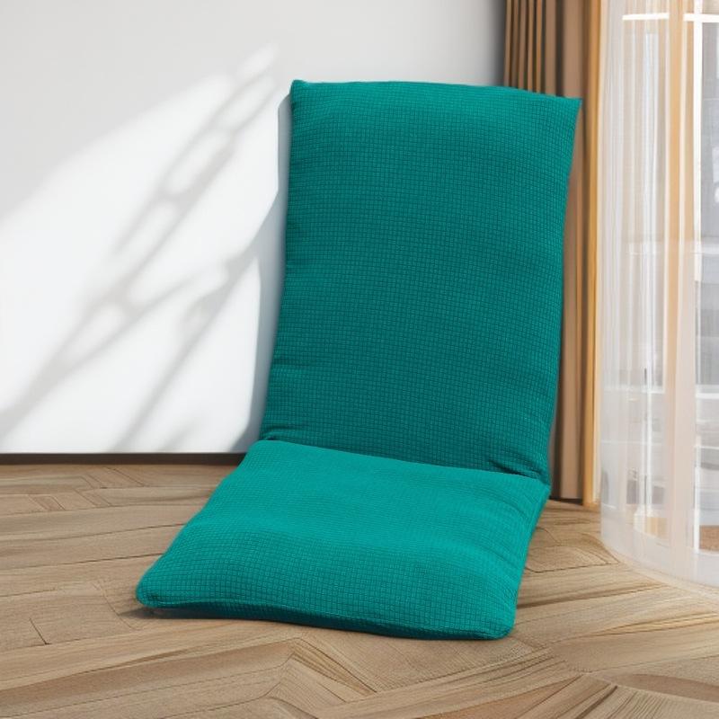 Elastic Waterproof Tatami Chair Cover Solid Color Floor Chair Slipcover Balcony Lounge Recliner Protector Home Decor (NO Chair)