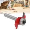 Slot Cutter Router Bit Tungsten Steel Alloy Straight   Slotting Cutter 1/4 Shank