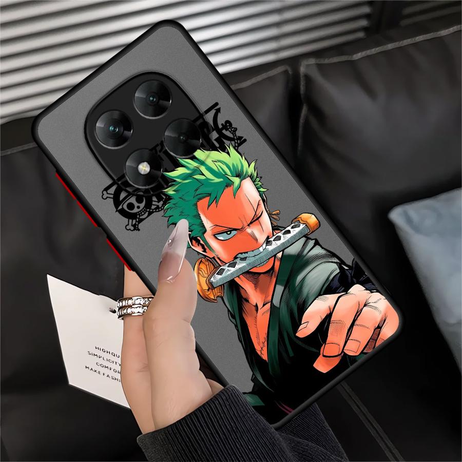 Case for Xiaomi Redmi Note 14 A4 10 13 Pro Plus 12 14C 9S 11 13C Funda Back Phone Cover One Piece Luffy Zoro Cool