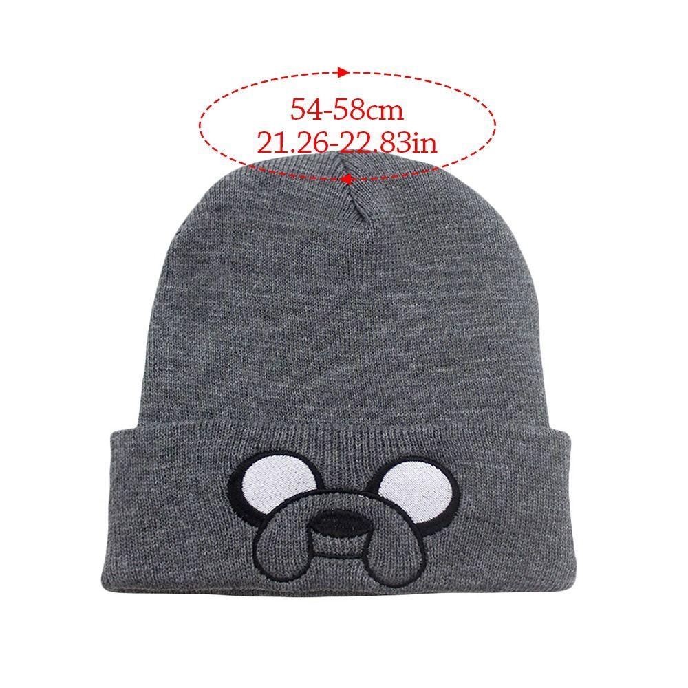 Embroidery Knitted Cap Ear Protection Beanie Hats Fashion Bonnet  Outdoor
