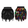 Elegant Feather Fringe Skirt for Women - Stylish Costume Cocktail, Dance, and Performance