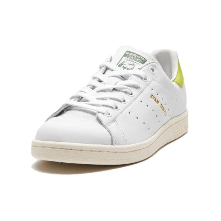 Adidas Stan Smith Cushioning Durable Low-Top Sneakers Unisex Sneakers White Yellow BY9046