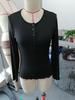 2026 Autumn/Winter Women's Ribbed V-Neck Slim-Fit Knitwear Top