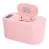 Baby Wet Wipes Warmer Dispenser Top Heating Wipe Warmer Holder Holds 80 Wipes with 3 Indicator Lights Pink