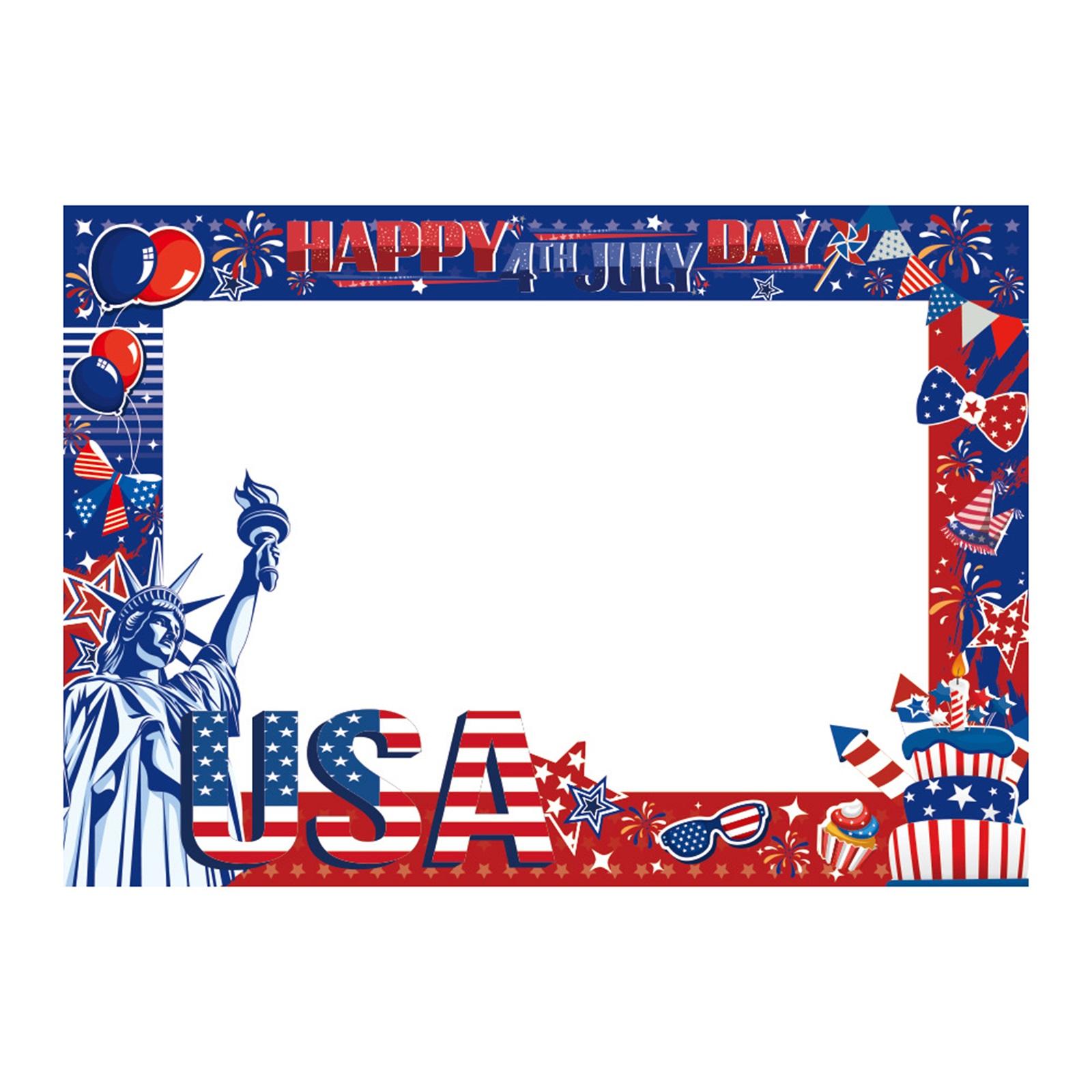 

Handheld DIY Funny Photo Frames, Photography Props, Party Decorations For Independence Day Parties In The United States One Size