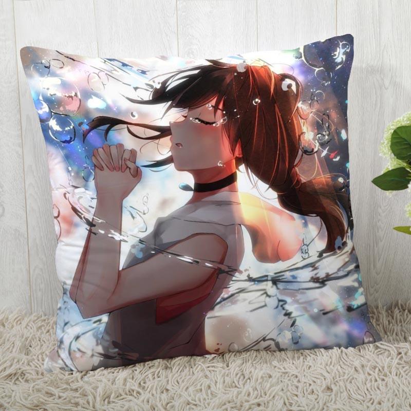 Tenki No Ko (Weathering With You) Pillow Cover Customize Pillowcase Modern Home Decorative Pillow Case For Living Room